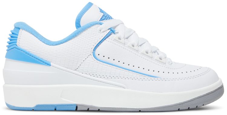 

Кроссовки Air Jordan 2 Retro Low GS 'UNC', белый
