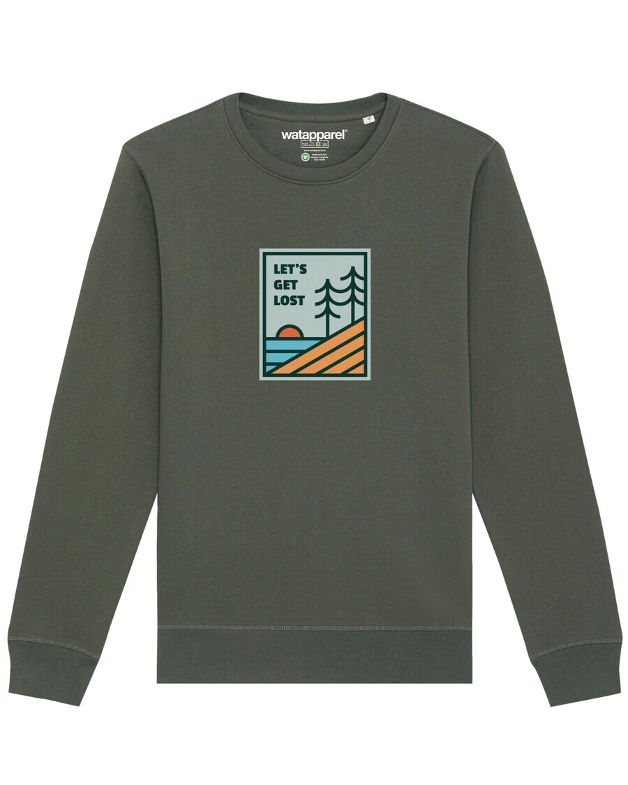 

Свитер Watapparel Sweatshirt Let s Get Lost, оливковый