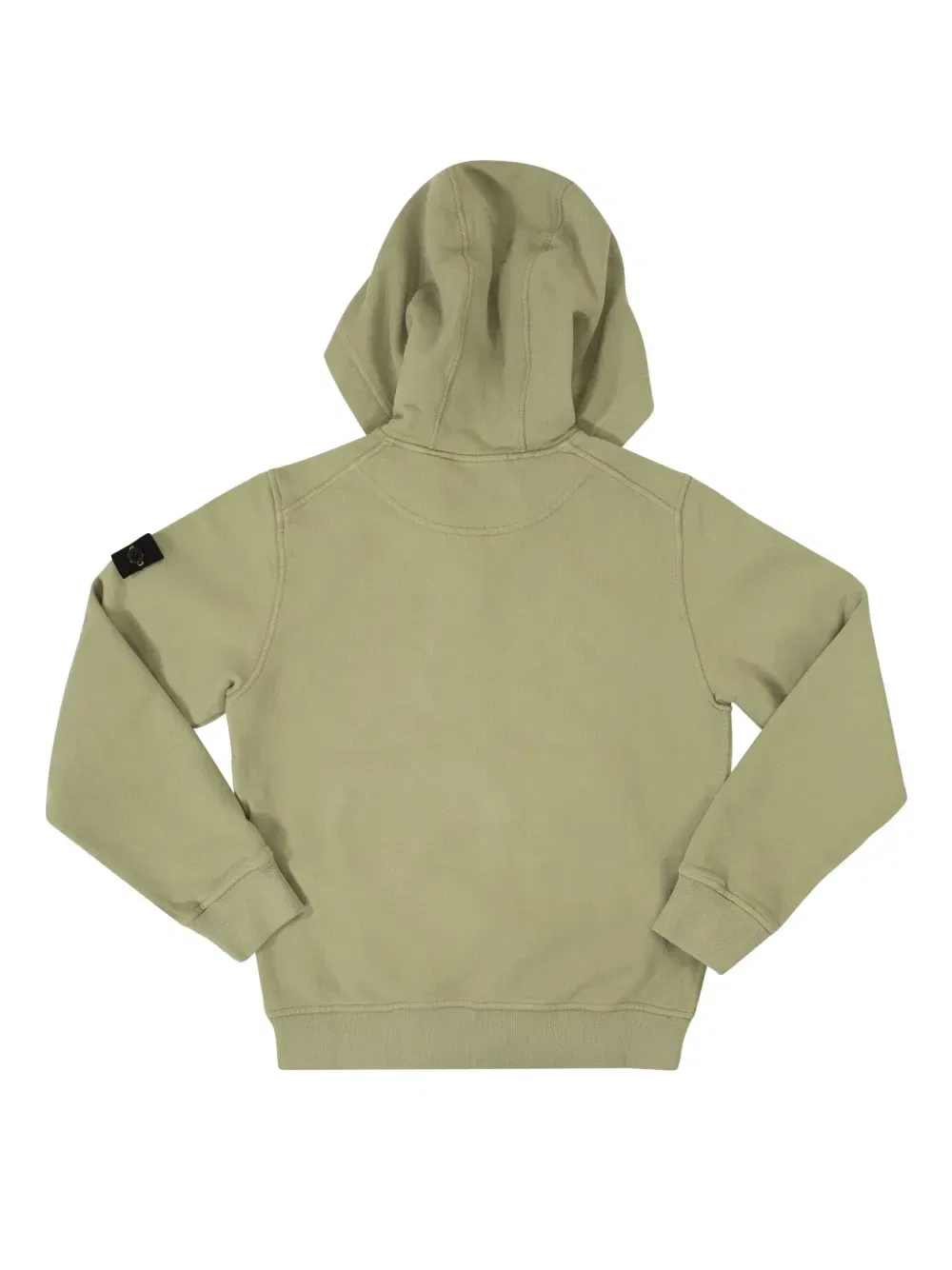 Худи на молнии Stone Island Junior, зеленый — фото 2