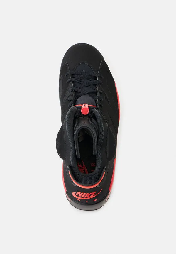 Кроссовки air jordan 6 retro hightop Jordan, Black/Light Crimson — фото 4