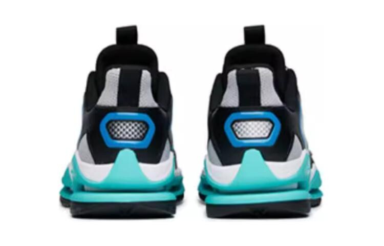 Детские кроссовки GS Low-top черные/флуоресцентные Aqua Green Anta Kids — фото 4