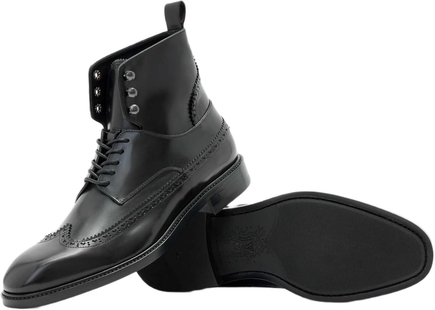 Мужские ботинки John Varvatos Harrison Wingtip, Mineral Blk — фото 3