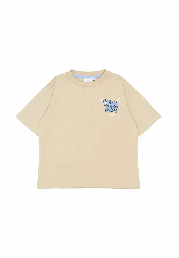 Футболка Scott tee print t-shirt The New, цвет хаки — фото 3