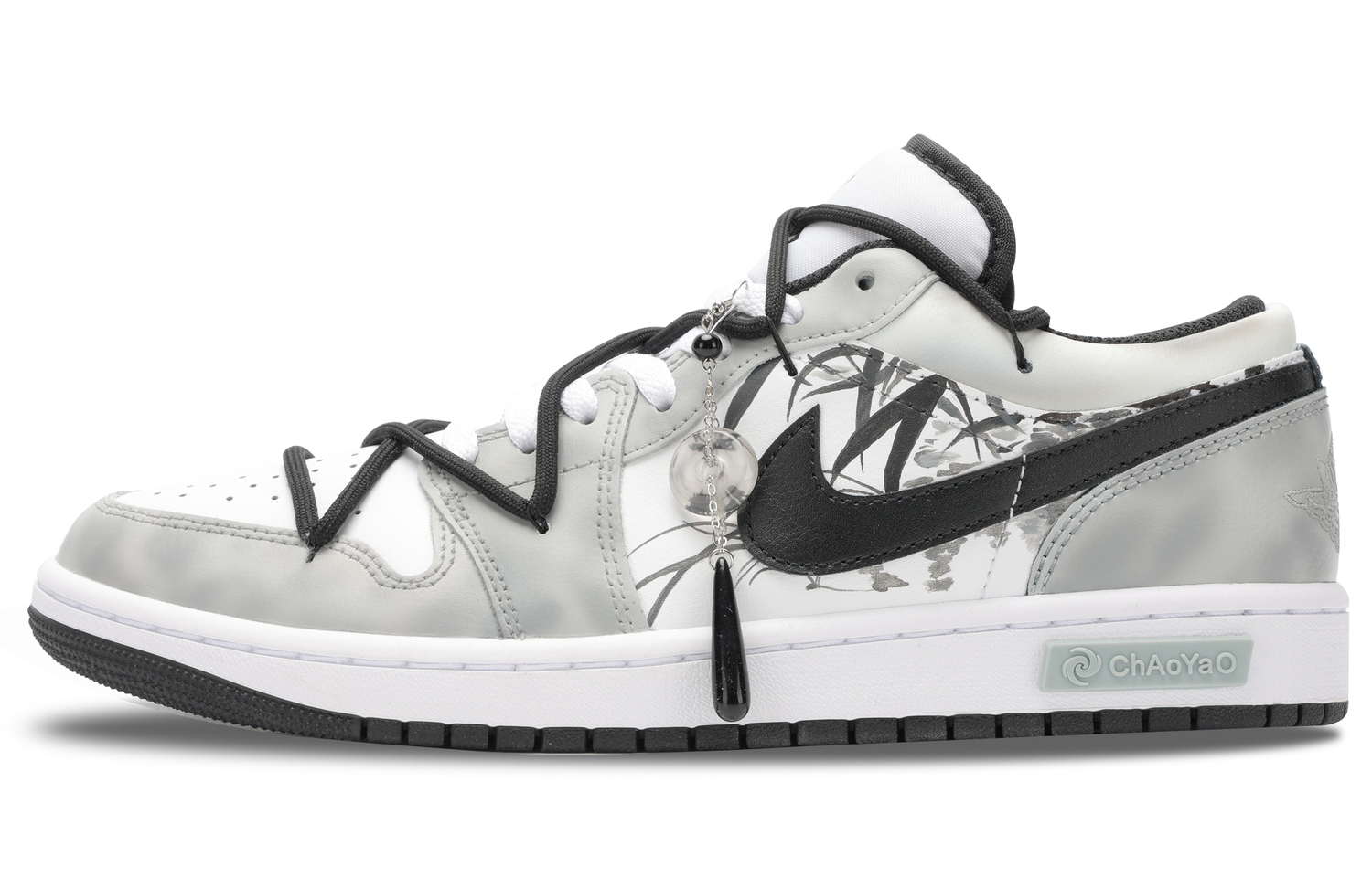 

Jordan Air 1 амортизаторы нескользящие низкие винтажные баскетбольные кроссовки мужские black gray white