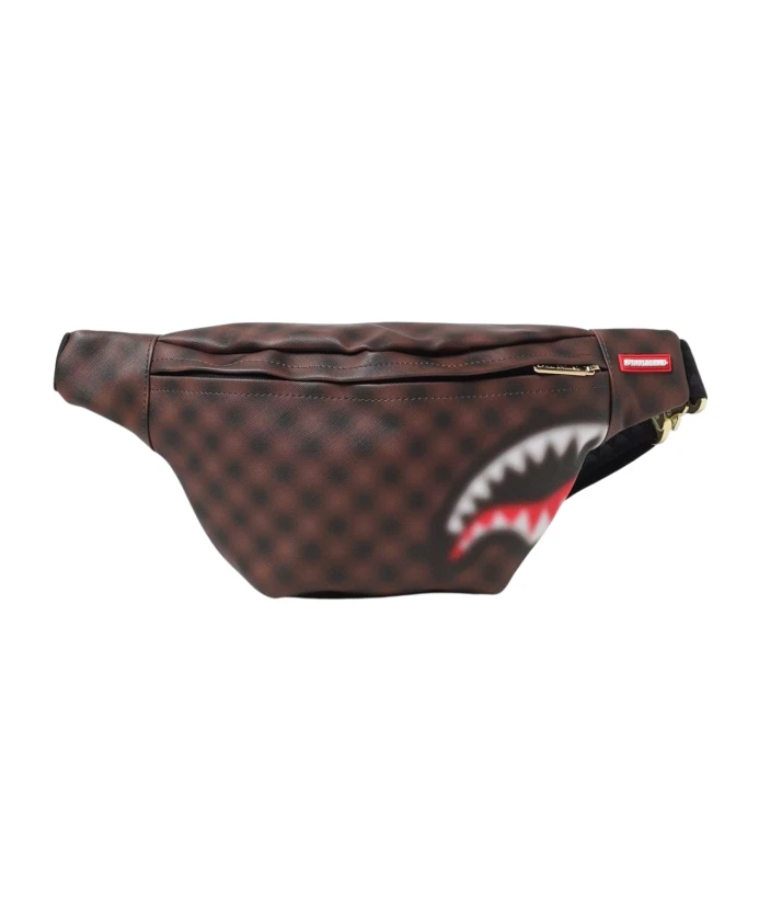 

Красочная поясная сумка в форме пасти акулы Sprayground, коричневый