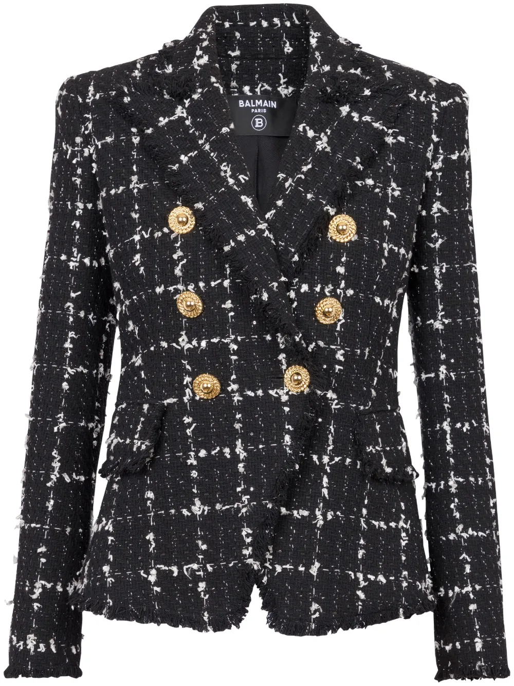 

Двубортный блейзер 6-Buttons BALMAIN, черный