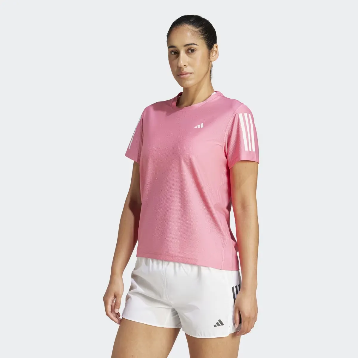 

Женская футболка Adidas Own The Run, розовый