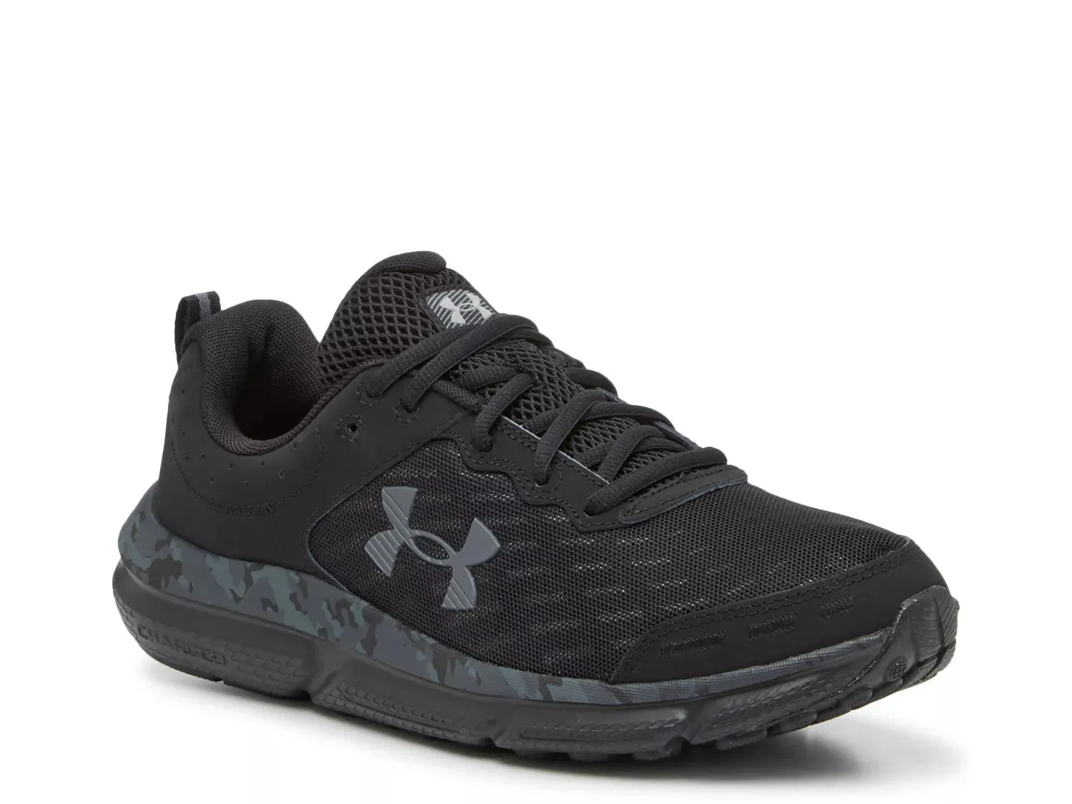 

Кроссовки Under Armour Assert 10 Camo Running Shoes — мужские, черный/серый камуфляжный принт