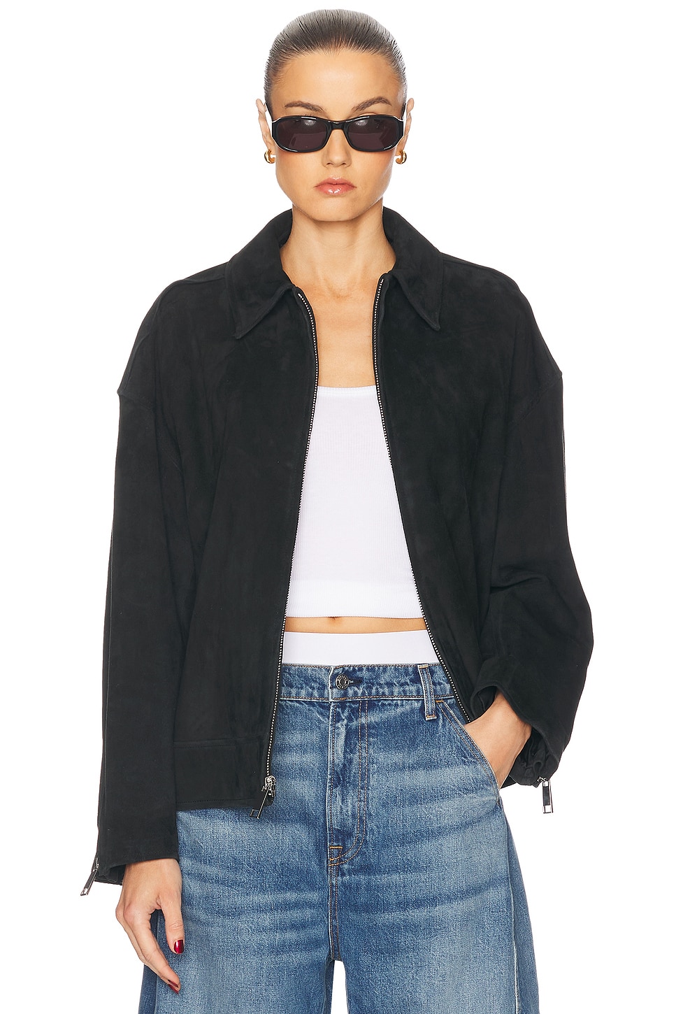 

Замшевая куртка Alek Grlfrnd, black