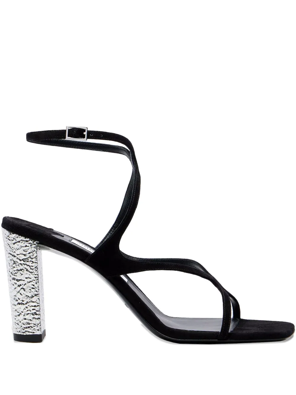 Босоножки Azie на каблуке 85 мм JIMMY CHOO, черный