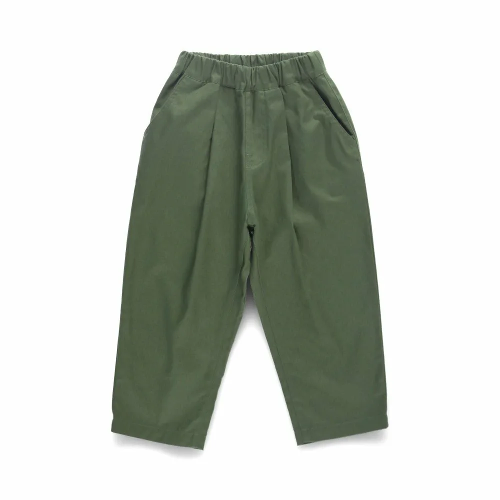 Длинные брюки из саржи с заправленными штанинами Branshes, Khaki — фото 2