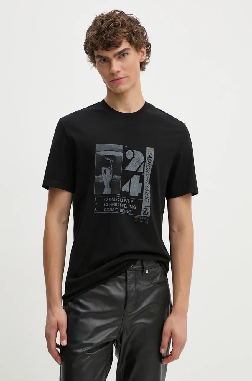 

Хлопковая футболка ZADIG&VOLTAIRE, черный
