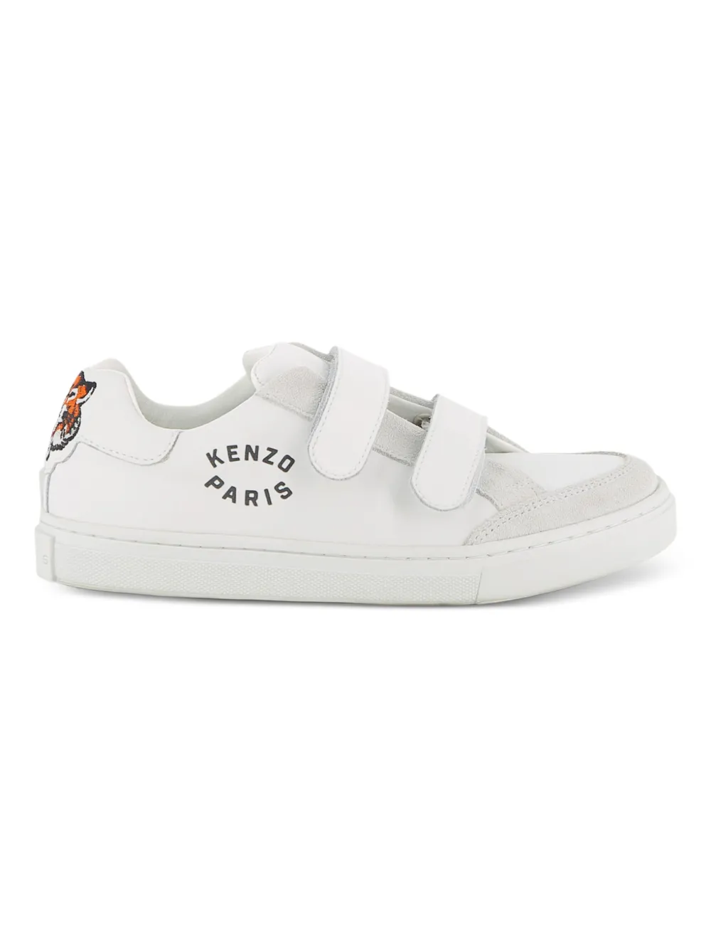Кроссовки на липучках с аппликацией Kenzo Kids, белый — фото 2