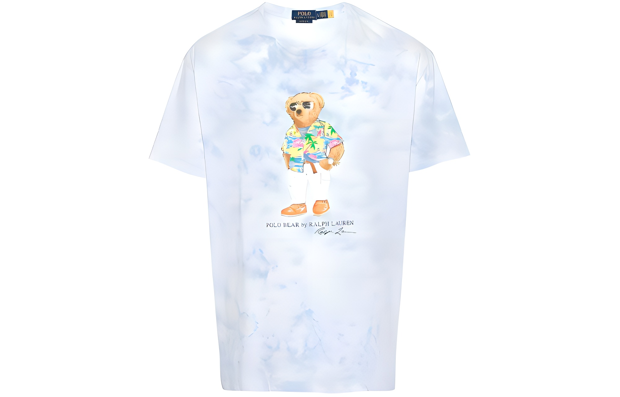 

Хлопковая футболка Polo Bear Polo Ralph Lauren, синий