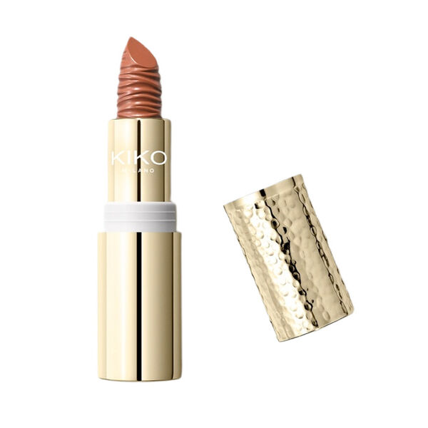 Кремовая питательная помада с spf30 04 натуральный мускатный орех, 3,5 г Kiko Milano Gold reflections, цвет 04 natural nutmeg — фото 2