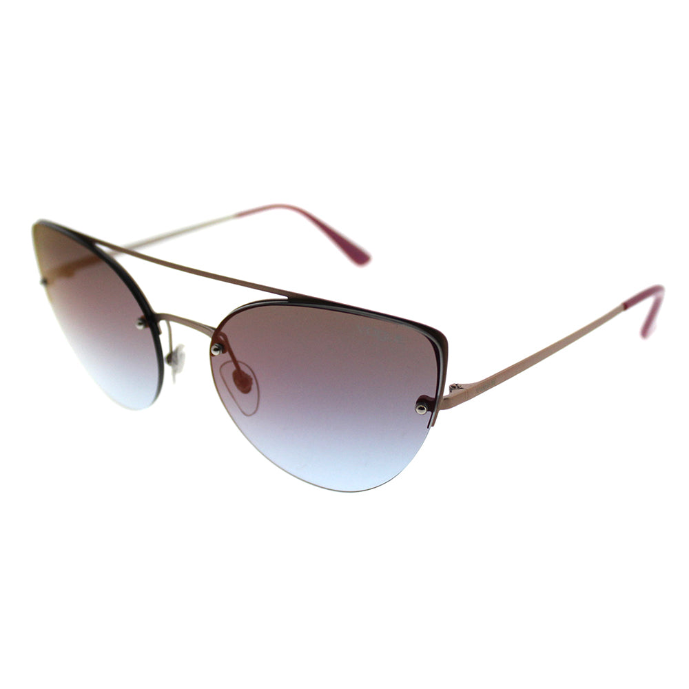 

Vogue Eyewear VO 4074S 5075H7 женские солнцезащитные очки «кошачий глаз», цвет matte light pink gold
