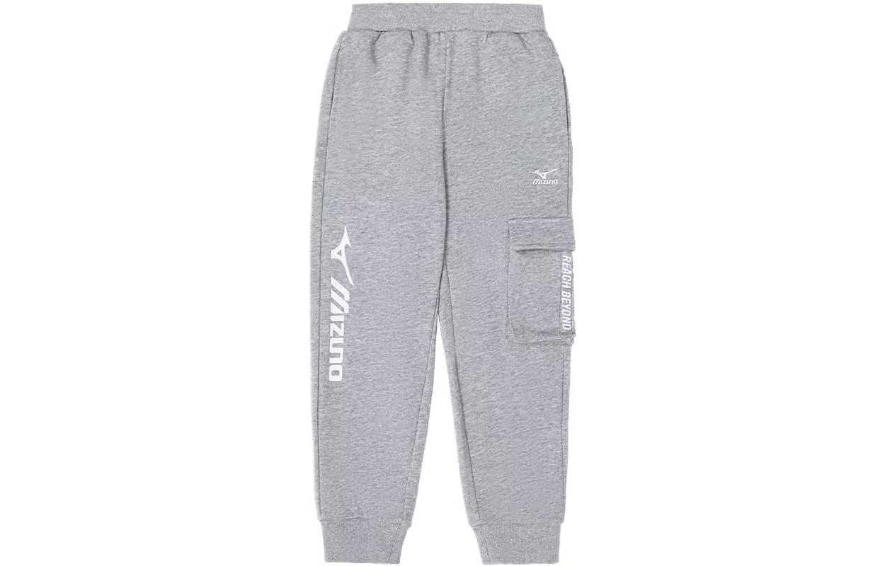 

Детские спортивные брюки Mizuno, цвет хизер серый