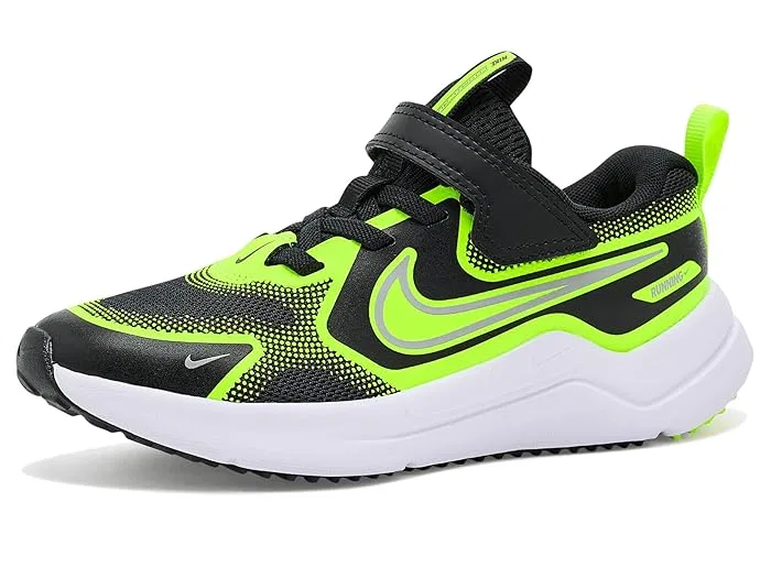 Кроссовки Cosmic Runner Swoosh Nike Kids, Black/Wolf Grey/Volt — фото 2