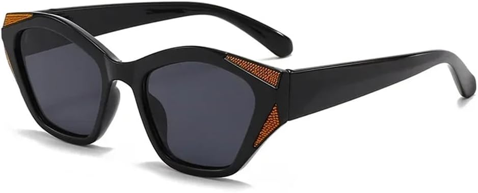 

Солнцезащитные очки UV400 для мужчин и женщин | Овальная оправа «кошачий глаз» зеленого цвета | для вождения и занятий спортом на открытом воздухе generic, Black Orange