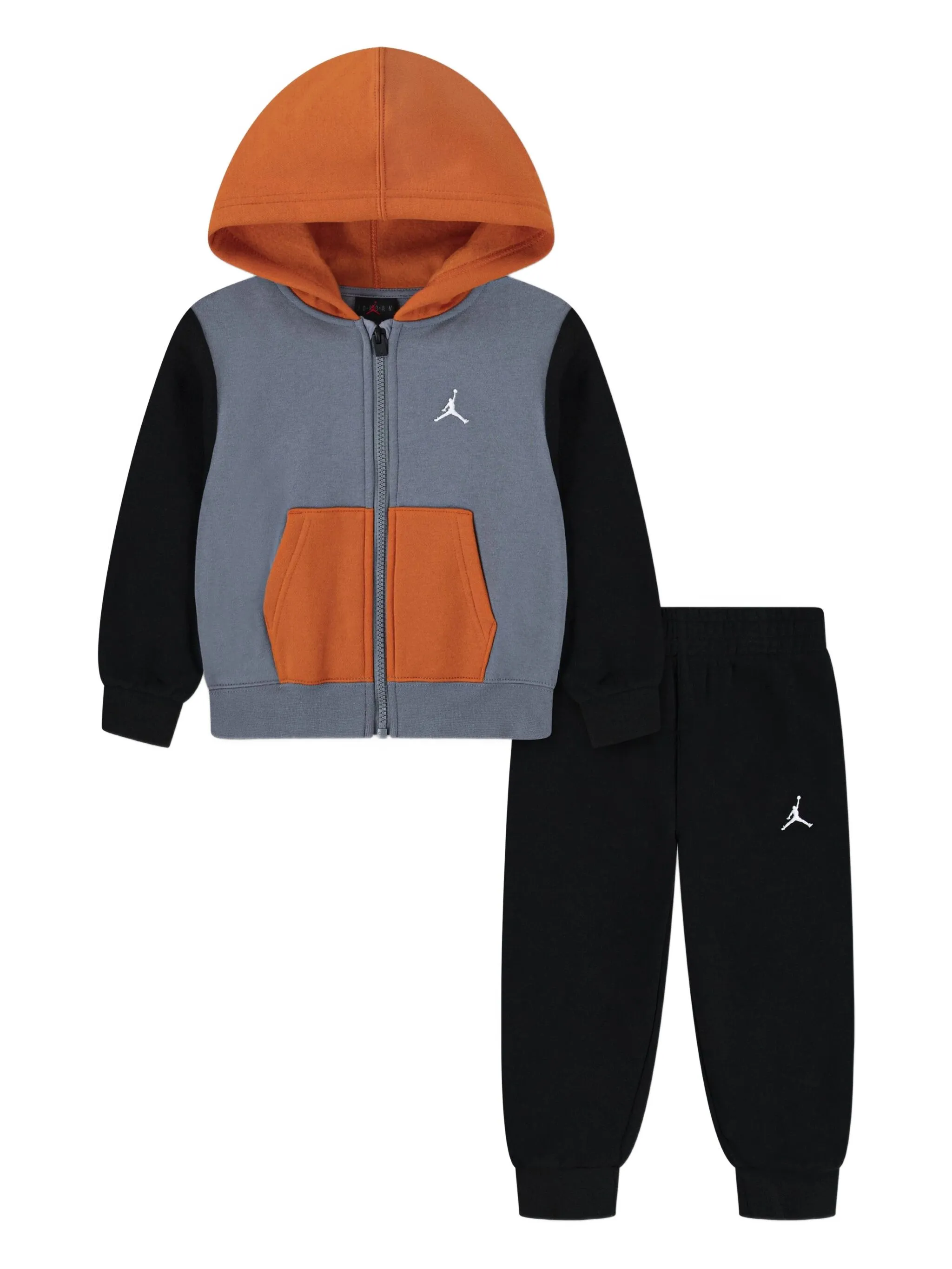 

Спортивный костюм с вышитым логотипом Jordan Kids, серый