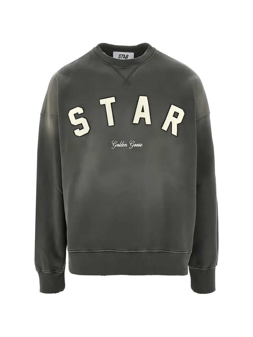 Толстовка со звездой Golden Goose, зеленый