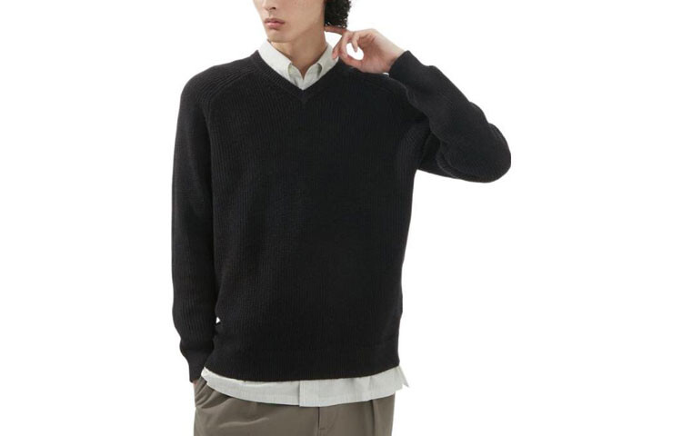 

Мужской свитер UNIQLO, цвет Black