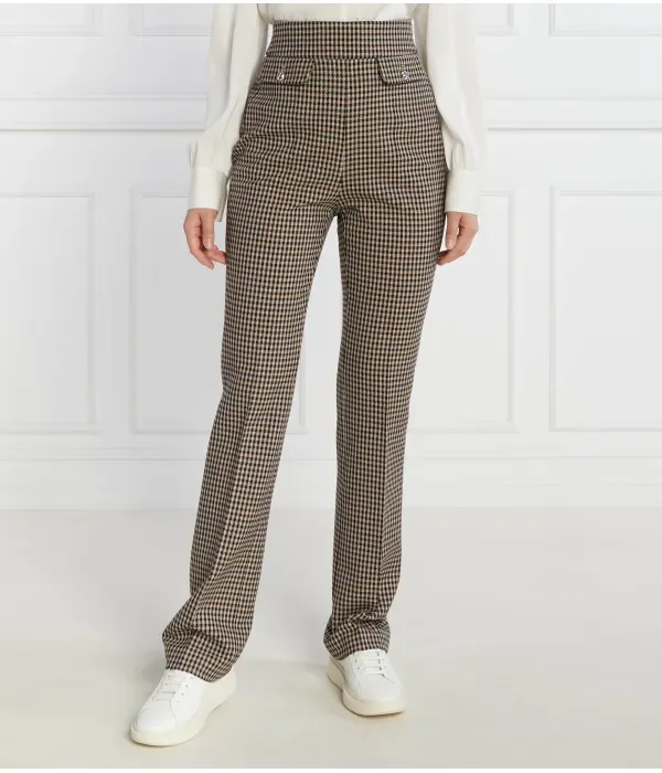 Брюки Тубека slim fit Boss, бежевый — фото 3