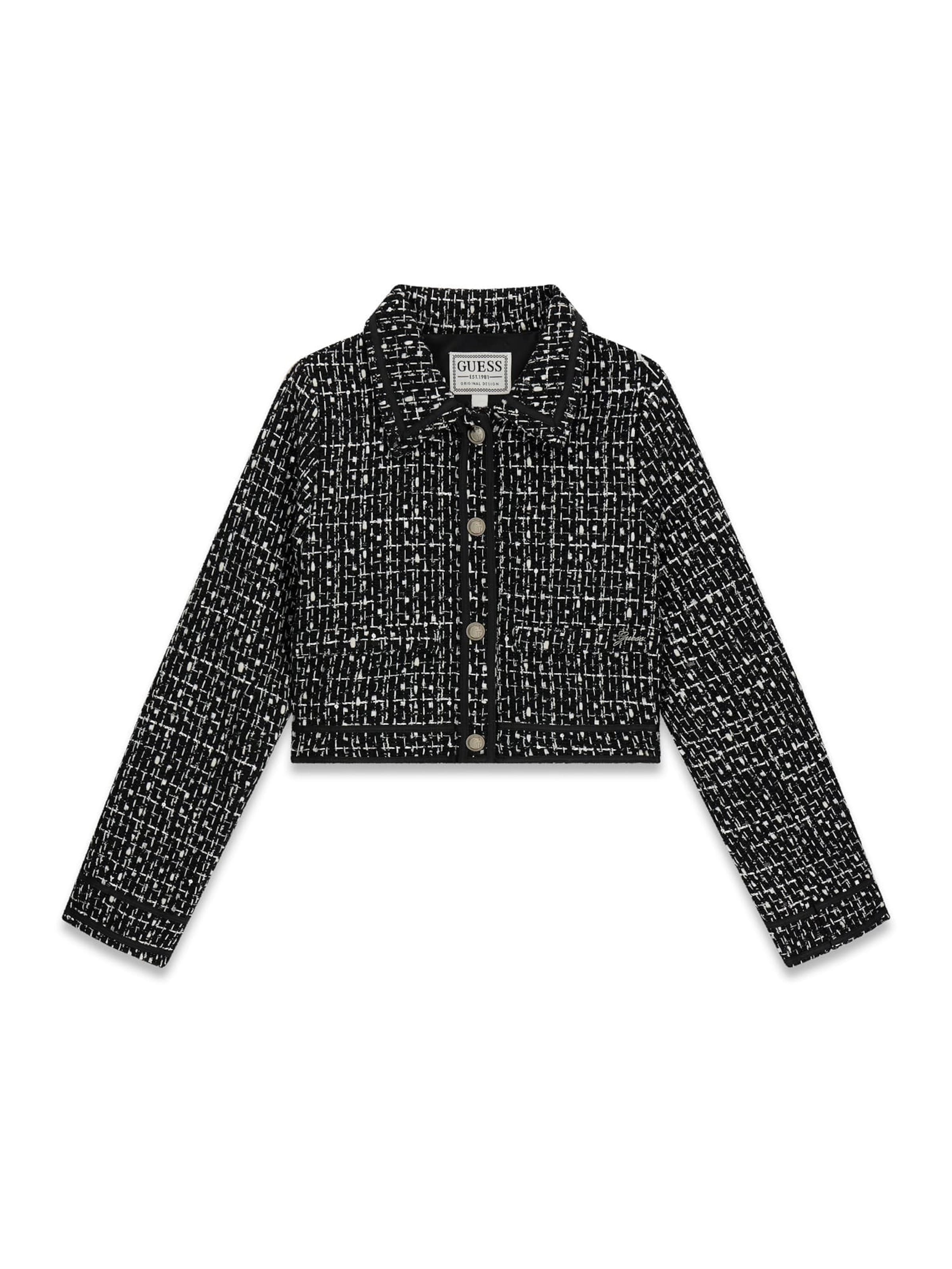 

GUESS Куртка для межсезонья в черном цвете