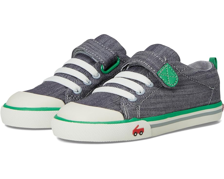 

Кроссовки See Kai Run Stevie II, цвет Grey Denim/Green