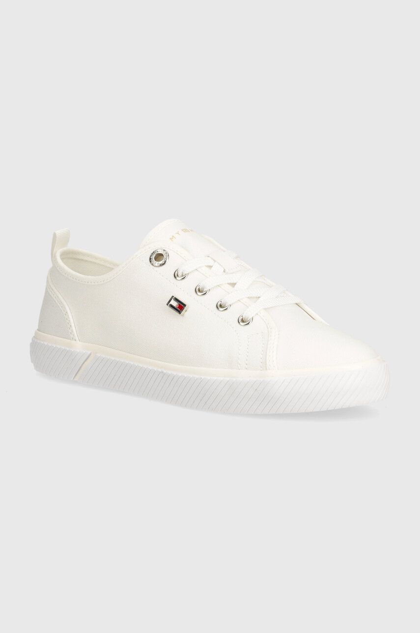 

Tommy Hilfiger Кроссовки VULC CANVAS SNEAKER, белый