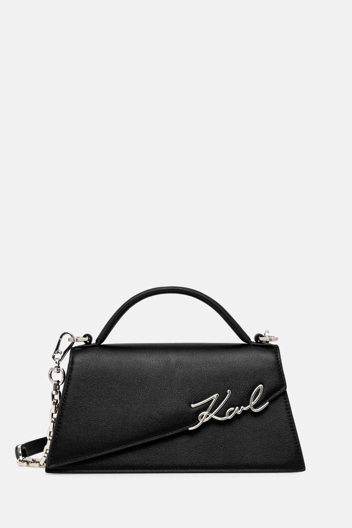 

Кожаная сумочка Karl Lagerfeld, черный