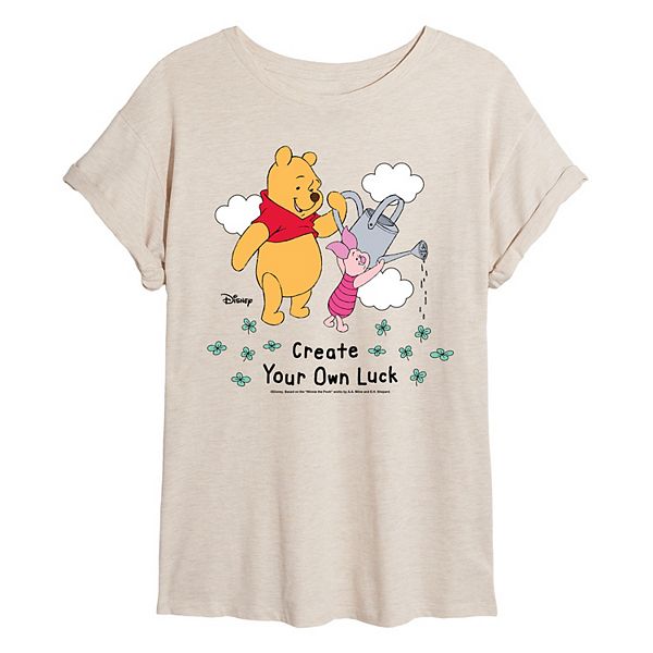 

Футболка Juniors Winnie the Pooh Create Your Own Luck oversized Disney