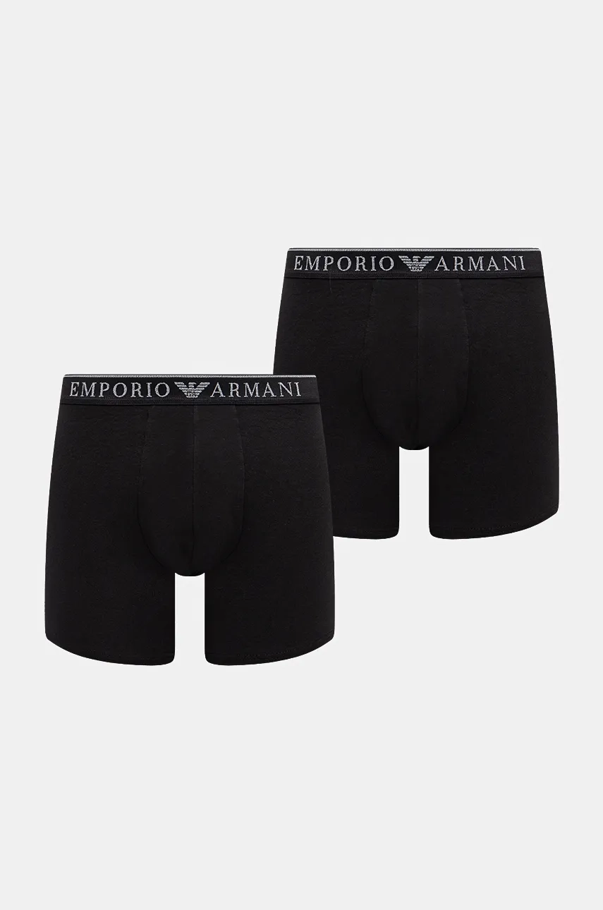 

2 упаковки боксеров Emporio Armani Underwear, черный