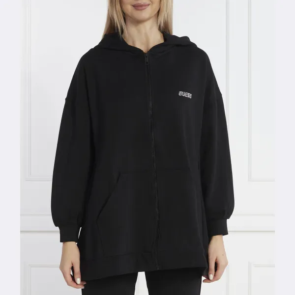 

Толстовка оверсайз Guess, черный