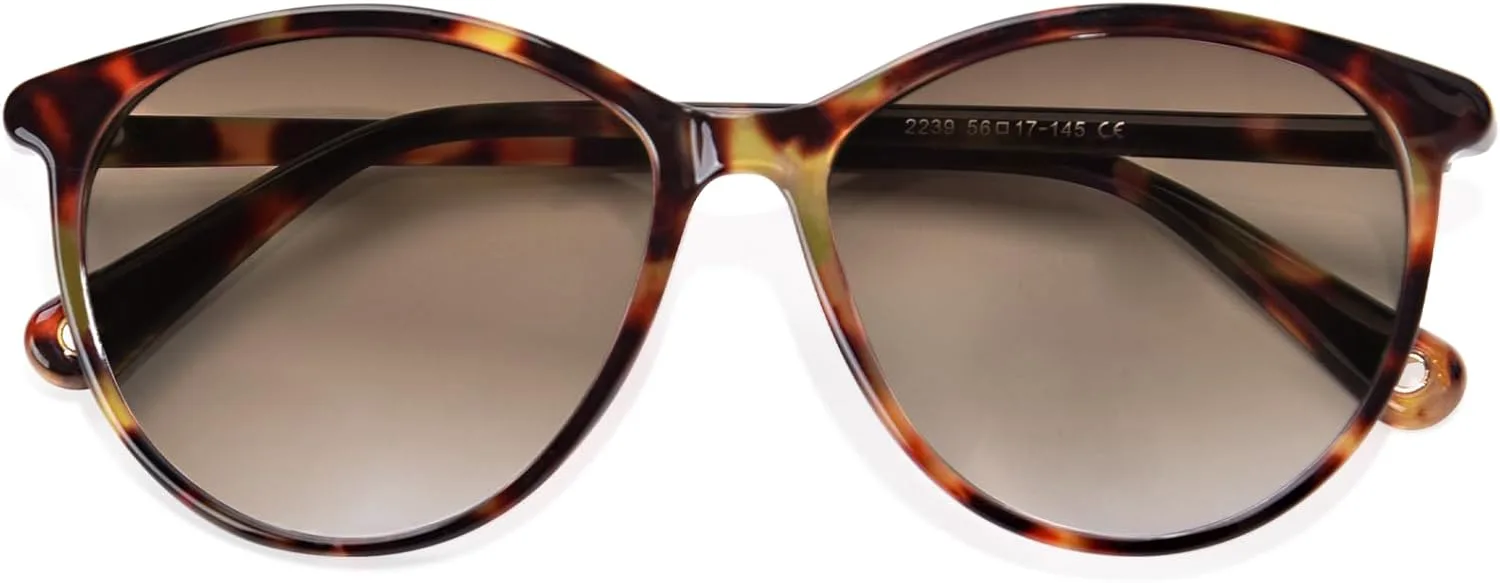 

Солнцезащитные очки OPTOFENDY для женщин, модные квадратные очки «кошачий глаз», защита от УФ-излучения UV400, для шопинга, езды на велосипеде и вождения, Tortoise1