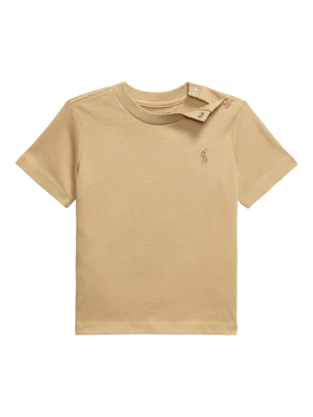 

Футболка POLO RALPH LAUREN KIDS из хлопка с круглым вырезом, нейтральный