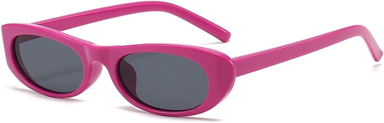 

Модные солнцезащитные очки «кошачий глаз» черного цвета для женщин, узкая прямоугольная оправа, маленькие очки для мужчин и женщин, солнцезащитные очки UV400 TVTBBVV, Purple Black