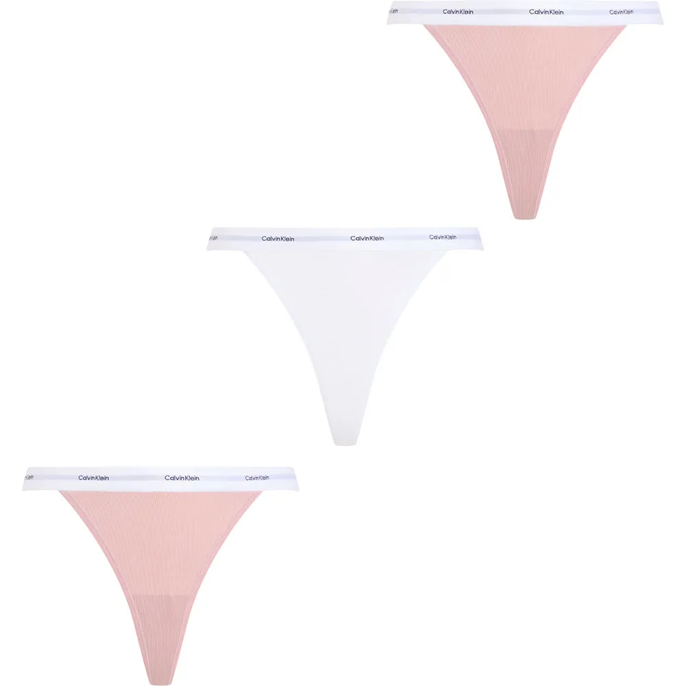 

Трусы 3 шт Calvin Klein String, розовый