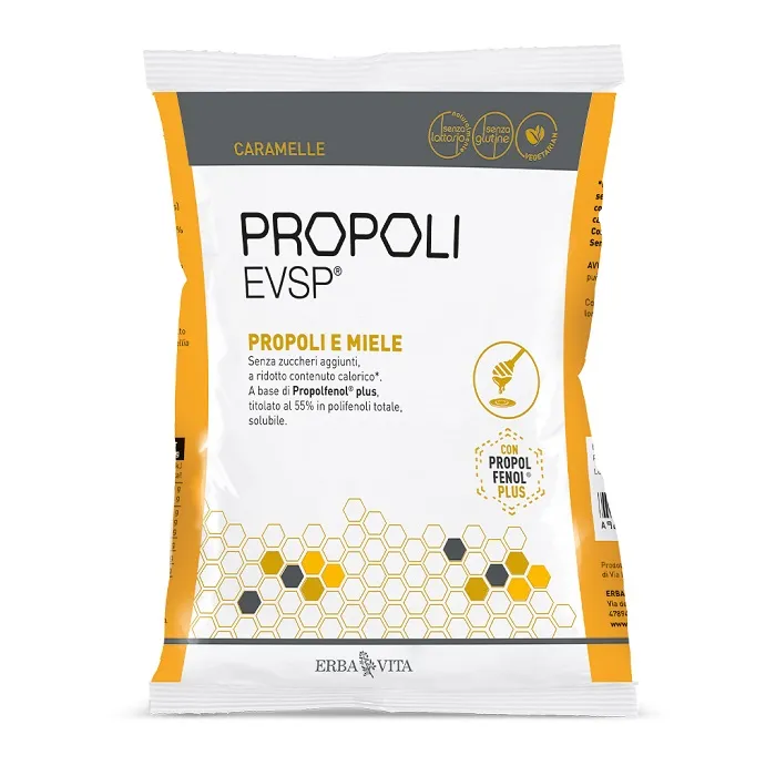 

Конфеты Erba Vita Propoli EVSP со вкусом прополиса и меда 65 г
