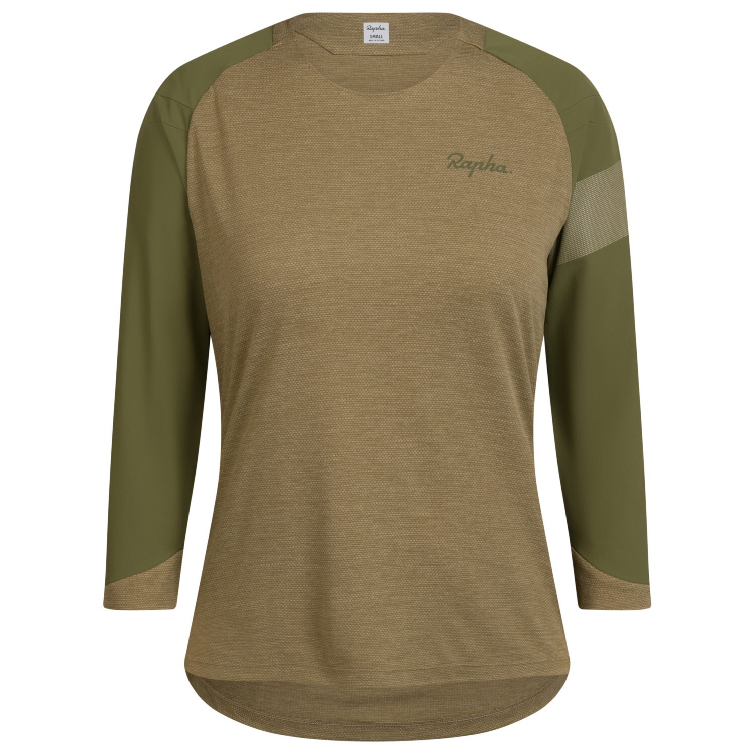 

Велосипедный трикотаж Rapha Trail 3/4 Sleeve Jersey, цвет Olive/Dark Khaki