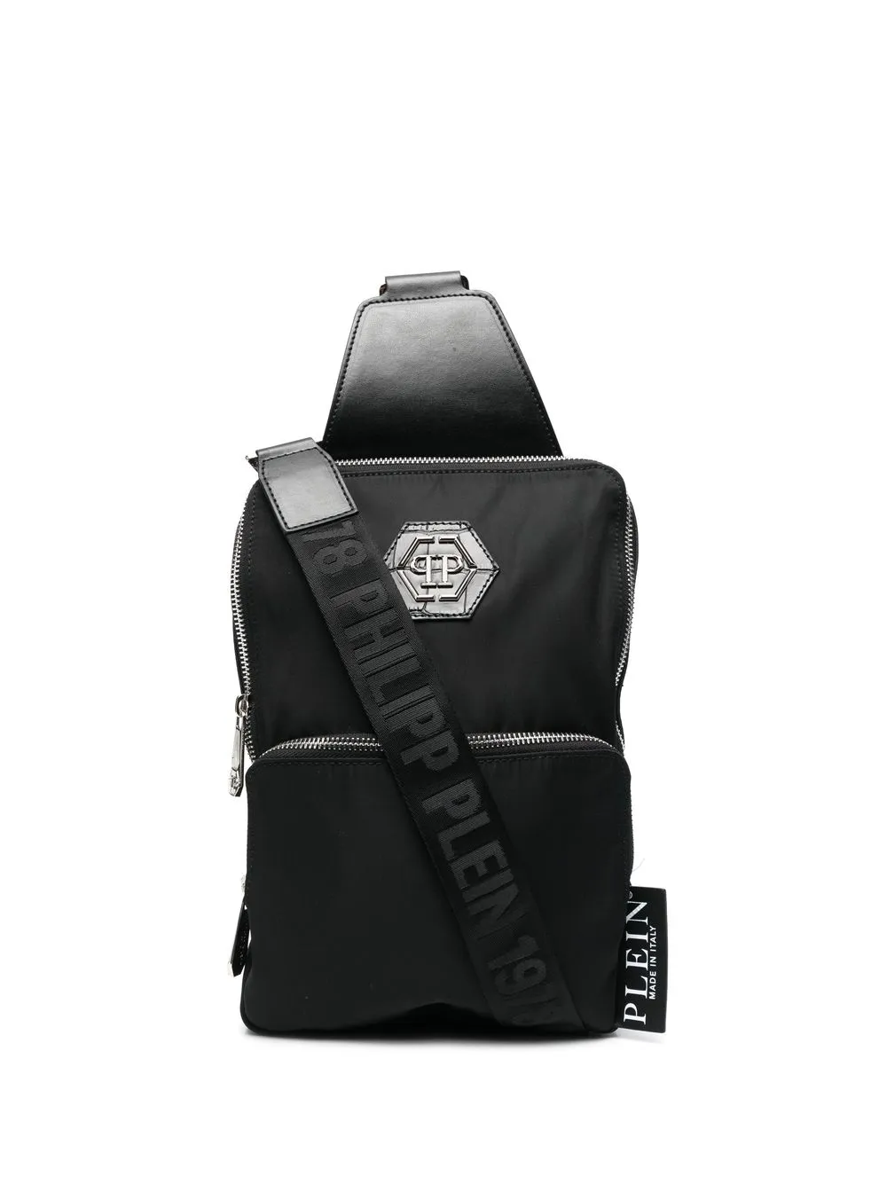 

Сумка на плечо с логотипом Hexagon Philipp Plein, черный