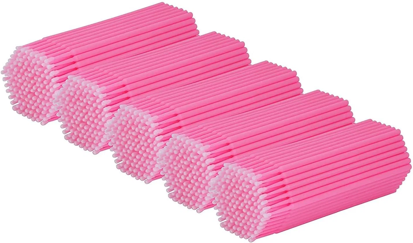 Микроаппликаторы Cuttte розовые 2 мм, 500 шт