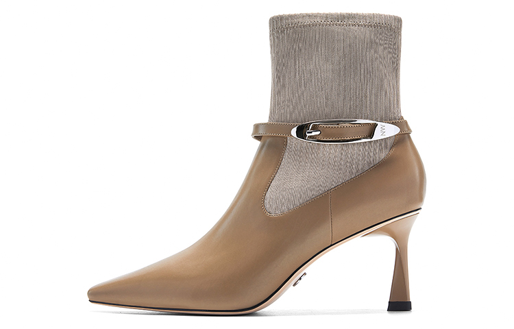 Ботильоны женские 7,5 см NINE WEST, Chestnut Paste