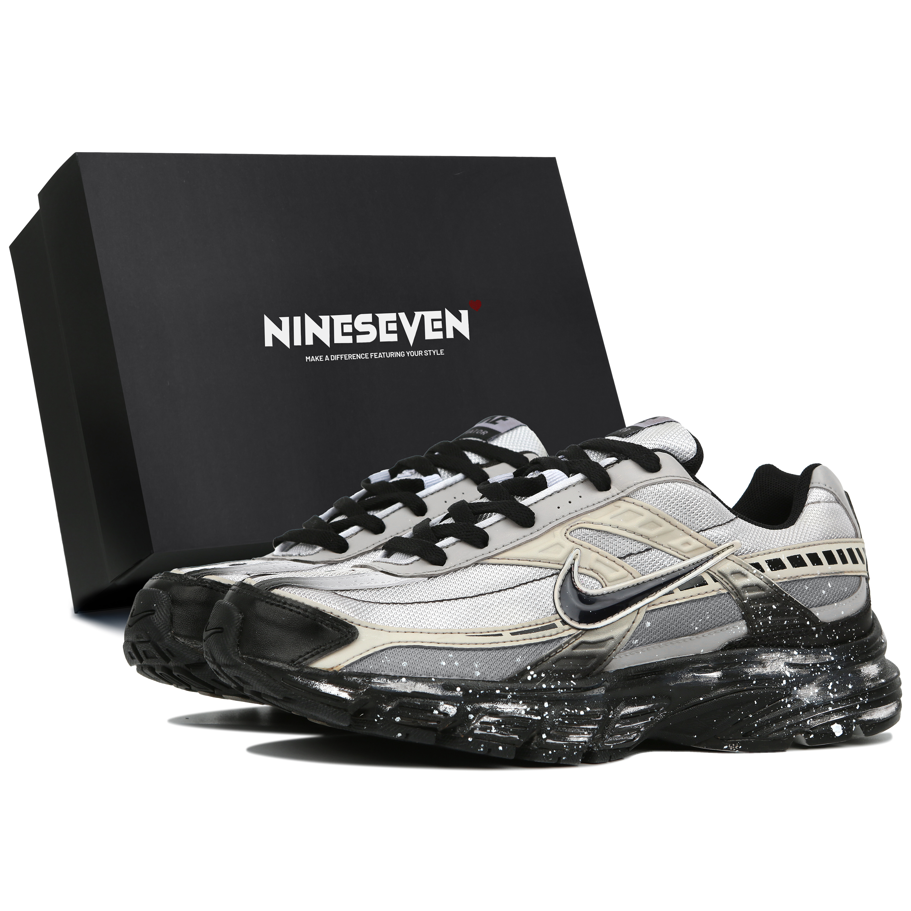 

Кроссовки Initiator Low Top для бега, мужские, серые Nike, Meteorite Gray