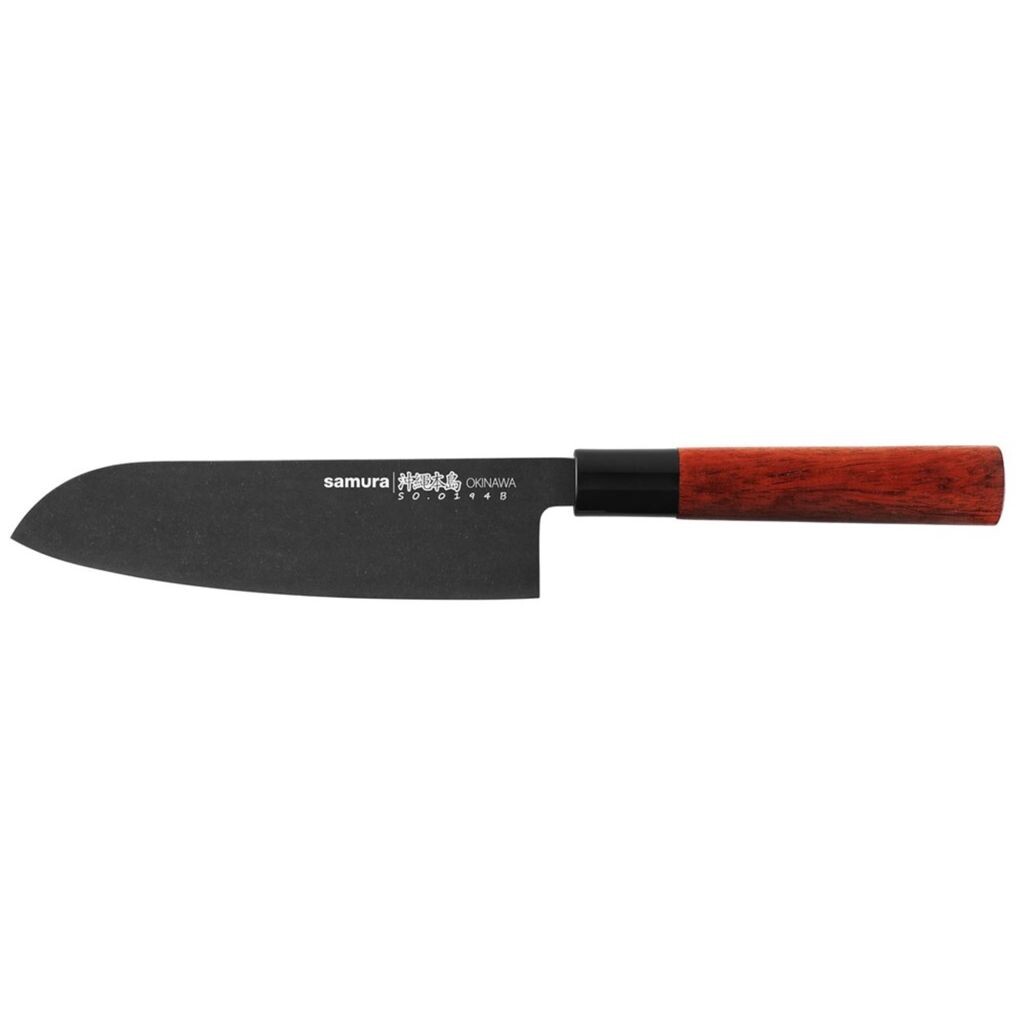 

Нож Samura Okinawa Stonewash Santoku 175мм SO0194B