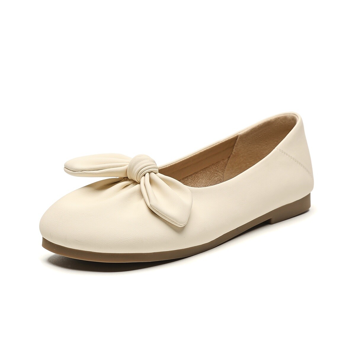Туфли женские повседневные Women's Casual Shoes Women's Beige Josiny — фото 2