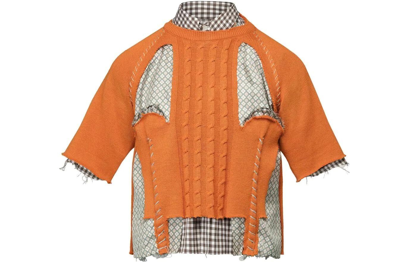 

Свитер мужской Морковно-оранжевый Maison Margiela, оранжевый