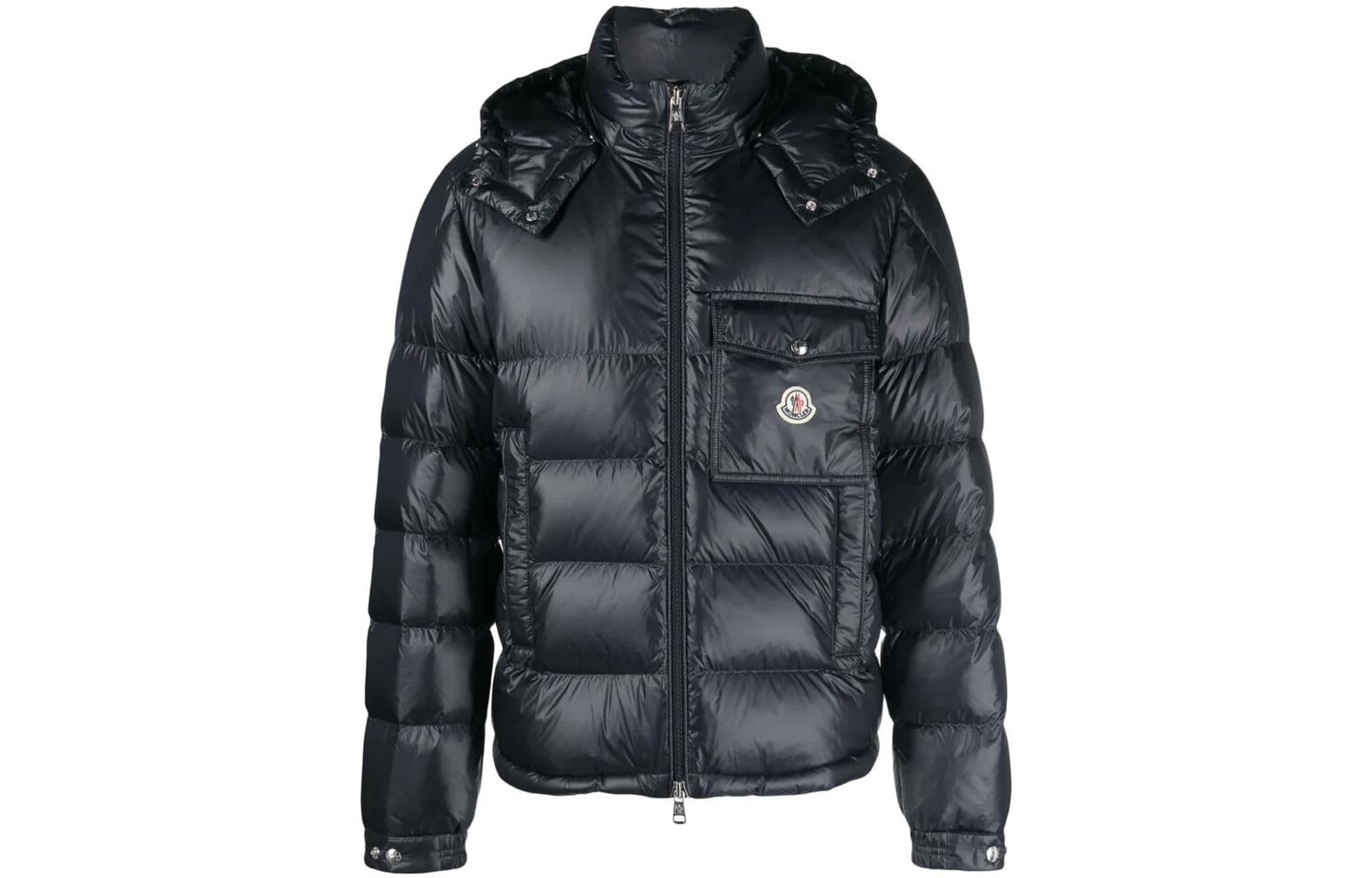 

Wollaston пуховик мужской темно-синий Moncler