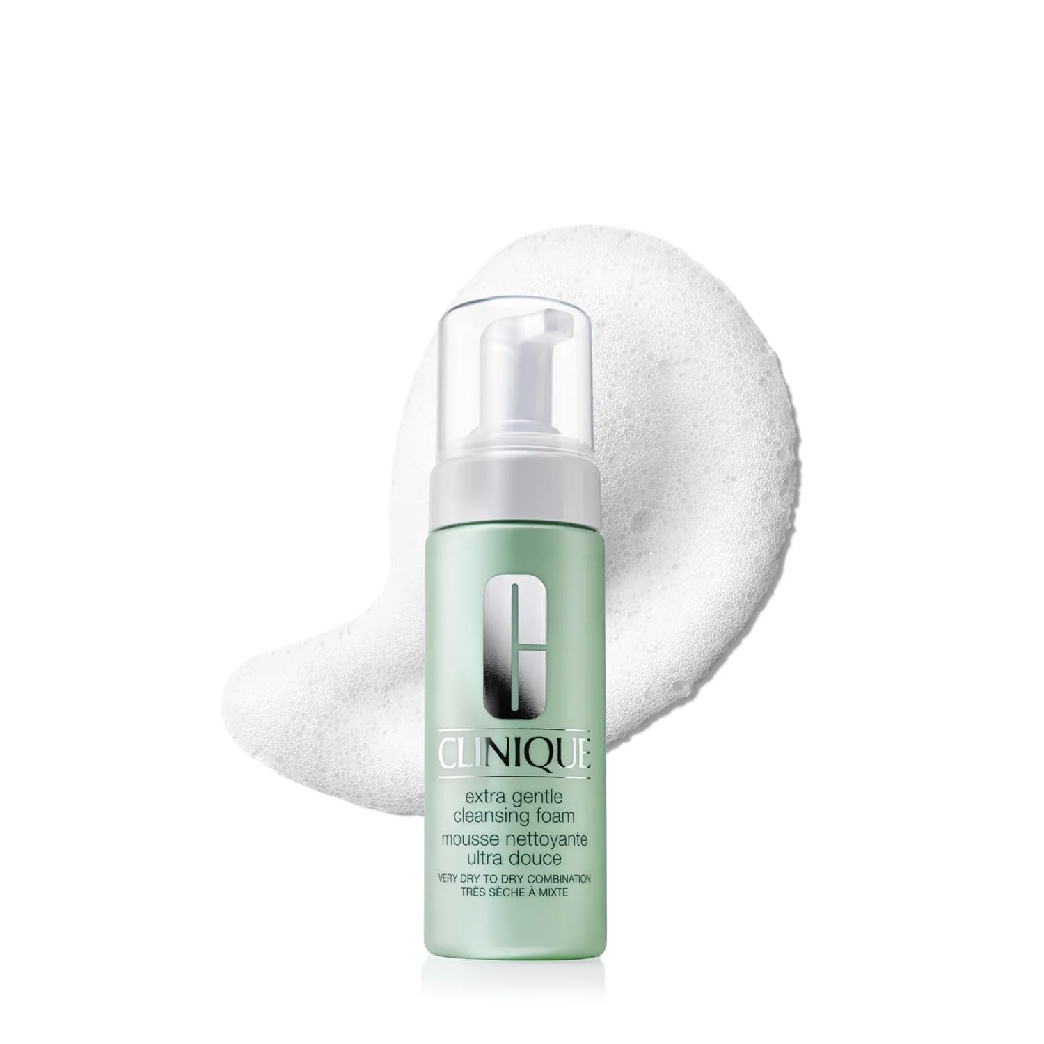 Пенка для умывания Clinique — Step Extra Gentle Mild Cleansing Foam | Для сухой и чувствительной кожи | Не вызывает, 120 мл