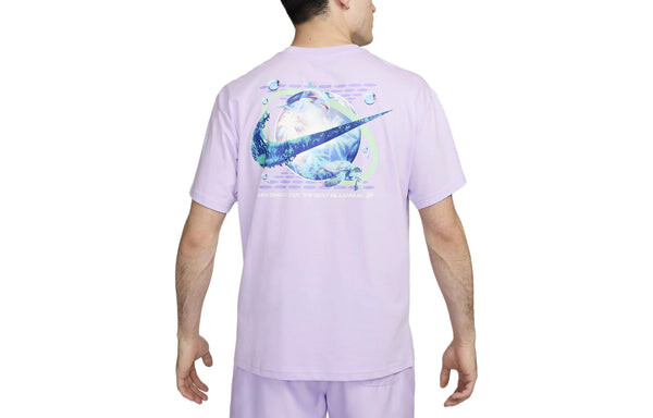 Футболка sportswear max90 t-shirt asia sizing 'violet mist' Nike, фиолетовый — фото 2